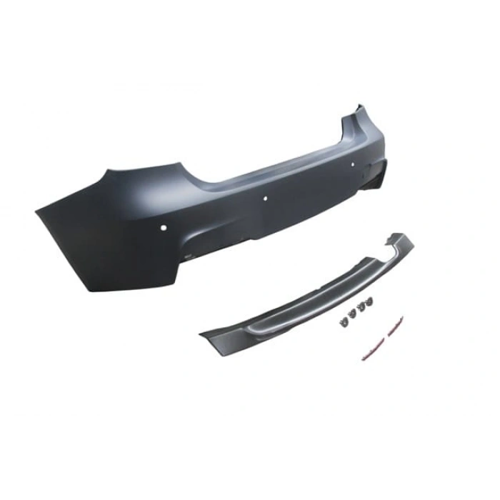 BMW 3 SERI- F30- 12/14; ARKA TAMPON ASTARLI (SENSÖR YUVALI/KARLIKLI/REFLEKTÖRLÜ) (M-TECH)