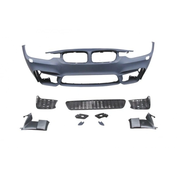 BMW 3 SERI- F30- 12/18; ÖN TAMPON ASTARLI (SİS DELİKSİZ KAPAK/IZGARALI/F.YIK.LI/ÇEK.KAPAKLI)M3/STYLE