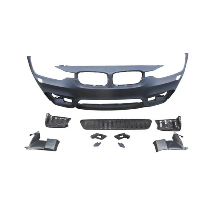 BMW 3 SERI- F30- 12/18; ÖN TAMPON ASTARLI (SİS DELİKSİZ KAPAK/IZGARALI/F.YIK.LI/ÇEK.KAPAKLI)M3/STYLE