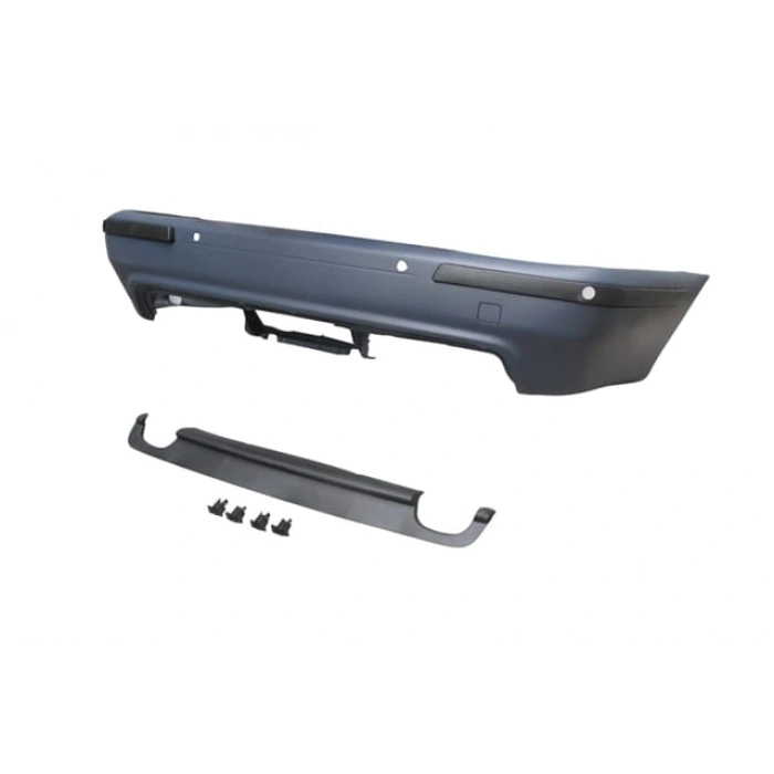 BMW 5 SERI- E39- 96/00; ARKA TAMPON ASTARLI (SEN.YUVALI/KARLIKLI/BANTLI)(ÇİFT EGZ D./ÇEK.KAPAKLI)M5