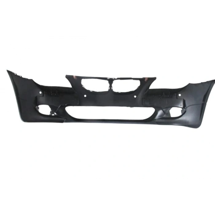 BMW 5 SERI- E60- 04/07; ÖN TAMPON (IZGARALI//PLAKA PLAST.)SEN.DELİKLİ 24MM/F.YIK.LI) (M-TECH) ASTARL