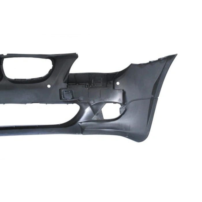 BMW 5 SERI- E60- 04/07; ÖN TAMPON (IZGARALI//PLAKA PLAST.)SEN.DELİKLİ 24MM/F.YIK.LI) (M-TECH) ASTARL