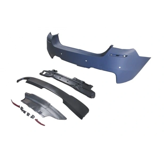 BMW 5 SERI- F10- 10/16; ARKA TAMPON ASTARLI(SEN.YUVALI/REFLEKTÖRLÜ/KARLIKLI)(TEK EGZ.D.Lİ)M-TECH-LCI