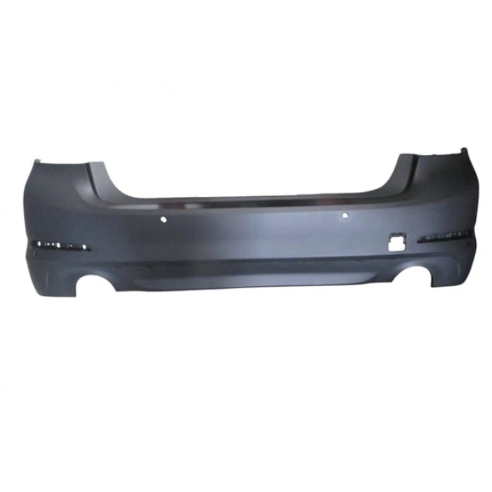 BMW 5 SERI- G30- 17/20; ARKA TAMPON GRİ (4 SENSÖR DELİKLİ/NİKELAJ ÇITA DELİKLİ) (TYG)