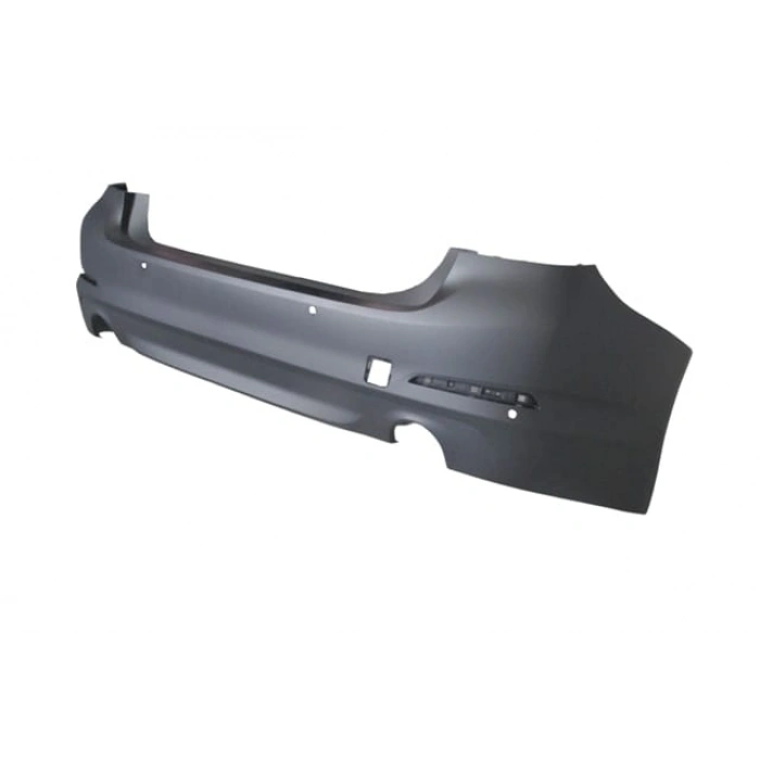 BMW 5 SERI- G30- 17/20; ARKA TAMPON GRİ (4 SENSÖR DELİKLİ) (TYG)