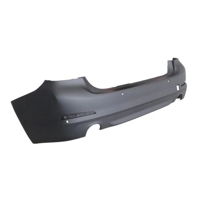 BMW 5 SERI- G30- 17/20; ARKA TAMPON GRİ (4 SENSÖR DELİKLİ) (TYG)