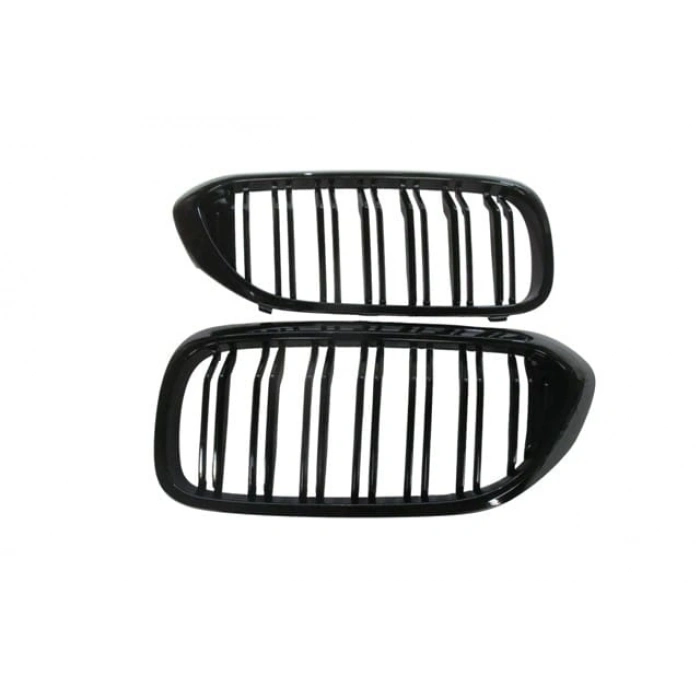 BMW 5 SERI- G30- 17/20; ÖN PANJUR SAĞ/SOL SET (2 PARÇA)PARLAK SİYAH (ÇİFT ÇITALI) (M5)