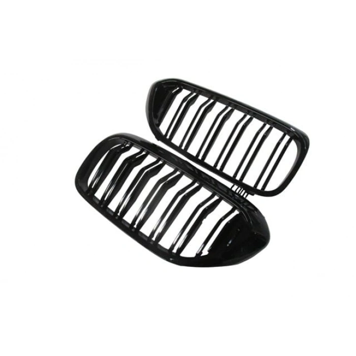 BMW 5 SERI- G30- 17/20; ÖN PANJUR SAĞ/SOL SET (2 PARÇA)PARLAK SİYAH (ÇİFT ÇITALI) (M5)