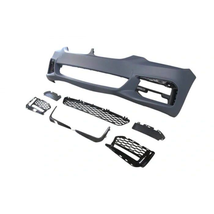 BMW 5 SERI- G30- 17/20; ÖN TAMPON ASTARLI (SİS KAPAKLI/SİS KAP. ÇITALI/IZGARALI) (SENSÖR D.Lİ)M-TECH