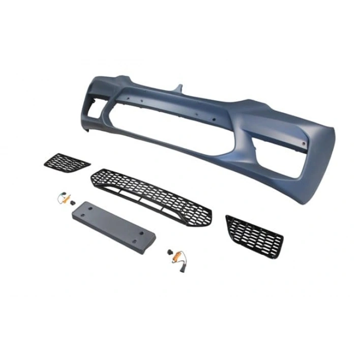 BMW 5 SERI- G30- 17/20; ÖN TAMPON (SİS DELİKSİZ KAPAK/IZGARALI/PLAKA PL./SEN.D.Lİ) (F90/M5/STYLE)