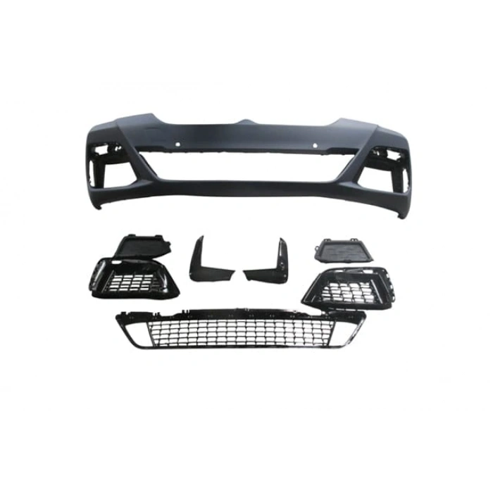 BMW 5 SERI- G30- 20/22; ÖN TAMPON ASTARLI(SİS DLKSİZ KAPAK/IZGARALI)(SENSÖR D.Lİ/ÇEKİ KAPAKLI)M-TECH