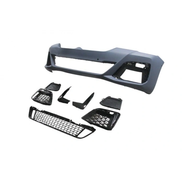 BMW 5 SERI- G30- 20/22; ÖN TAMPON ASTARLI(SİS DLKSİZ KAPAK/IZGARALI)(SENSÖR D.Lİ/ÇEKİ KAPAKLI)M-TECH