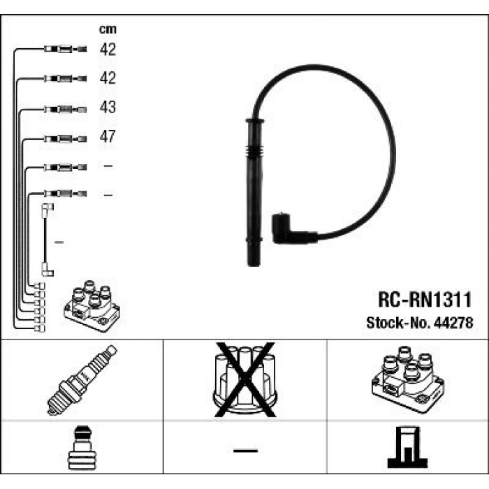BUJI KABLO TAKIMI 98-02 POLO 1.0-1.4