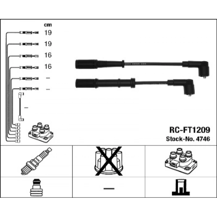 BUJI KABLOSU ALBEA LINEA DOBLO FIORINO 500 1.4 03-