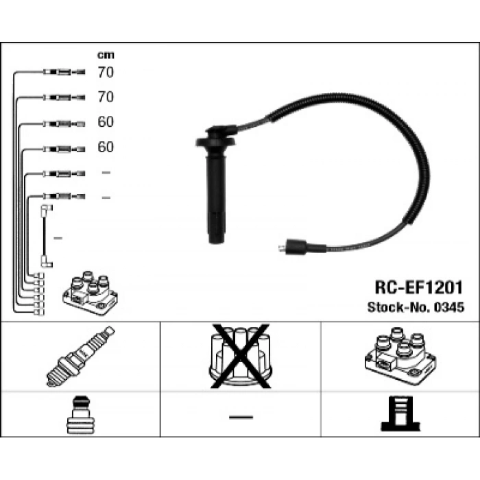 BUJI KABLOSU TAKIM RC-EF1201 FORESTER (SF) 2.0 97-98
