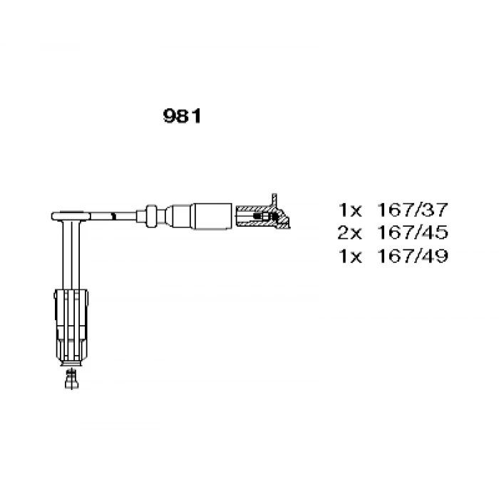 BUJI KABLOSU TAKIM W202 / 210 M111 93-97