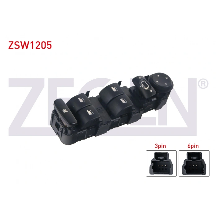 CAM ACMA ANAHTAR GRUP AYNA AYARLI 9 PIN PEUGEOT 307 - 807 - C5 - C8 2000-
