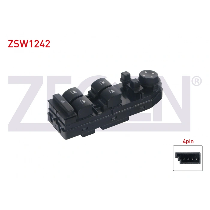 CAM ACMA ANAHTAR GRUP AYNA AYARLI COCUK CAM KILITLI KATLANIR AYNA 4 PIN BMW 5 SERISI (E60) - (E61) 2003-2010
