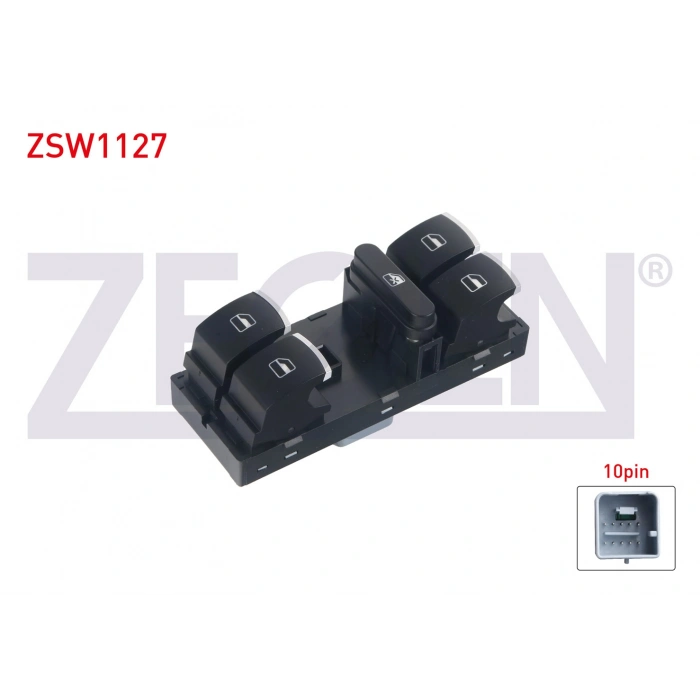 CAM ACMA ANAHTAR GRUP KROM KIRMIZI ISIK 10 PIN VOLKSWAGEN GOLF VI - PASSAT - TIGUAN - CADDY III 2007-2016/ JETTA IV - TOURAN 2010-