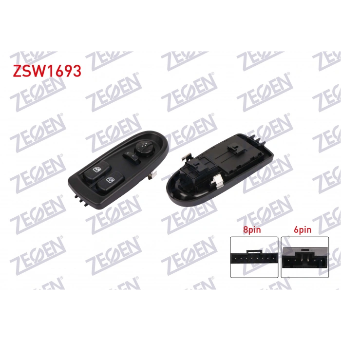 CAM ACMA ANAHTARI CIFTLI AYNA AYARLI 14 PIN IVECO DAILY 2006-2011