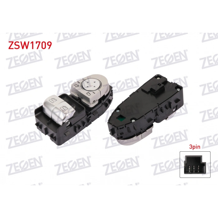 CAM ACMA ANAHTARI CIFTLI AYNA AYARLI 3 PIN MERCEDES VITO 2014-