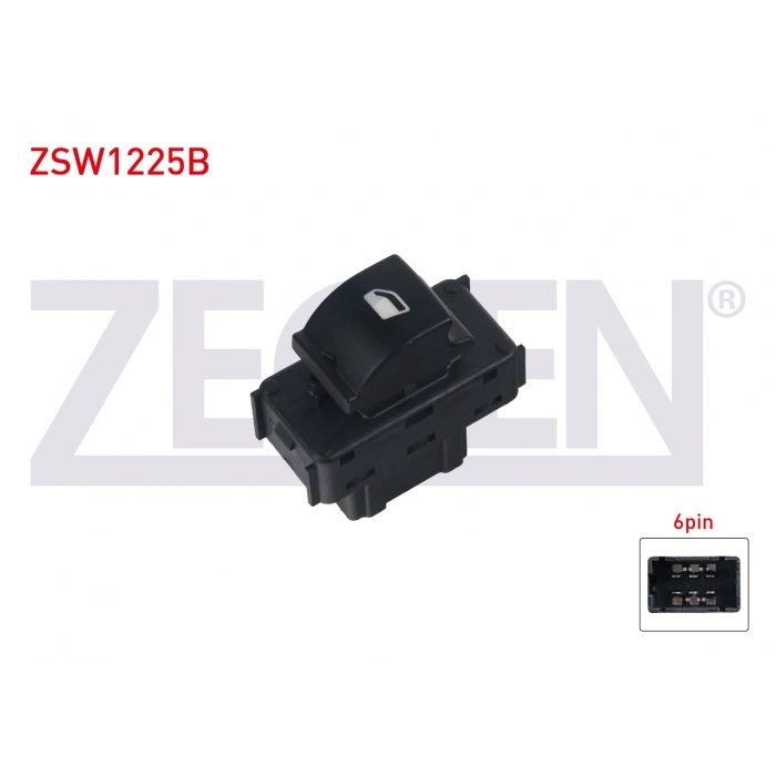 CAM ACMA ANAHTARI TEKLI SIYAH SOKETLI 6 PIN C-ELYSEE - 301 2012-/ DS3 2009-2013