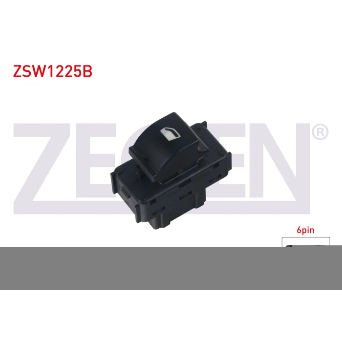 CAM ACMA ANAHTARI TEKLI SIYAH SOKETLI 6 PIN C-ELYSEE - 301 2012-/ DS3 2009-2013