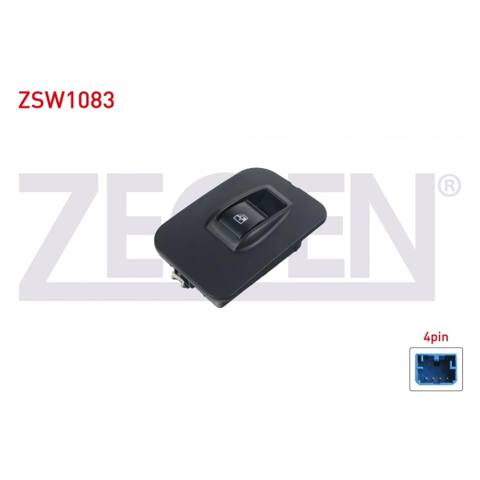 CAM ACMA ANAHTARI TEKLI CERCEVELI TURUNCU ISIK 4 PIN FIORINO - NEMO - BIPPER 2007-