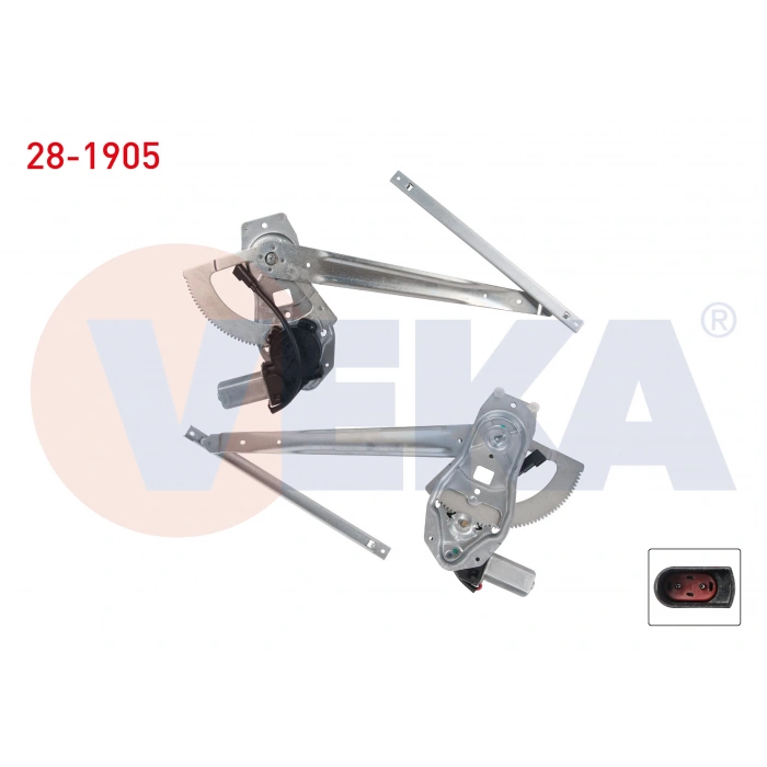 CAM KRIKOSU ELEKTRIKLI MOTORLU SAG ON FORD TRANSIT (V184) 2000-2006 / TRANSIT (V347) 2006-2014