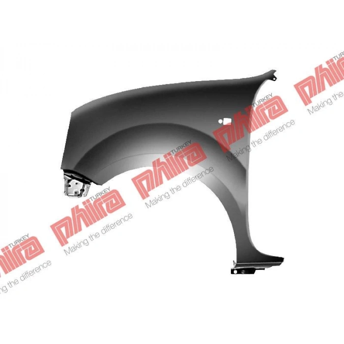 ÇAMURLUK ÖN SOL SİNYAL DELİKLİ SAC | RENAULT | KANGOO | 1998-2003