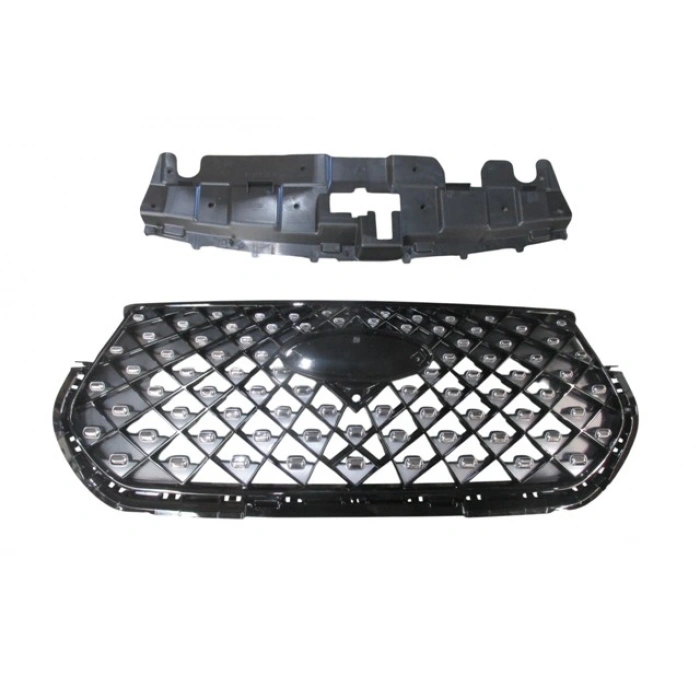 CHERY TIGGO 7 PRO- 23/24; ÖN PANJUR SİYAH/NİKELAJLI KAMERA DELİKLİ (ÜST PLASTİĞİ İLE BİRLİKTE)(TW)
