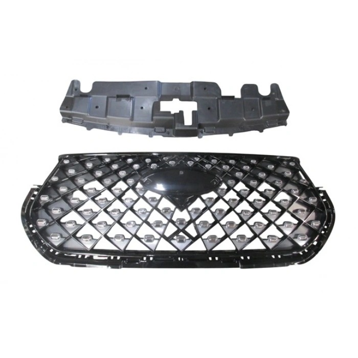 CHERY TIGGO 7 PRO- 23/24; ÖN PANJUR SİYAH/NİKELAJLI KAMERA DELİKSİZ (ÜST PLASTİĞİ İLE BİRLİKTE)(TW)