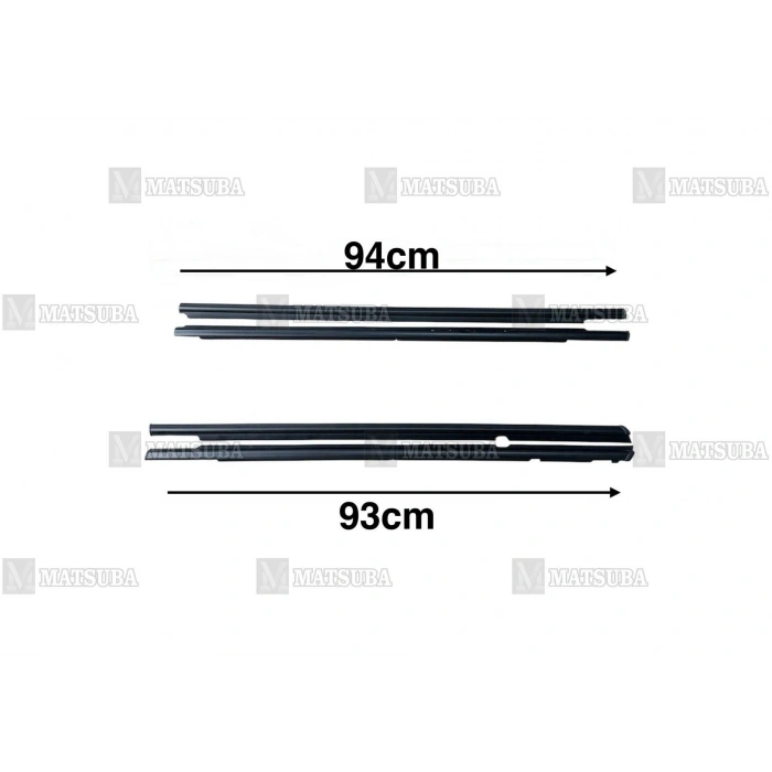 ÇITA CAM SIYIRICI FİTİL LANCER 07-09 ÖN/ARKA LH/RH (SET)