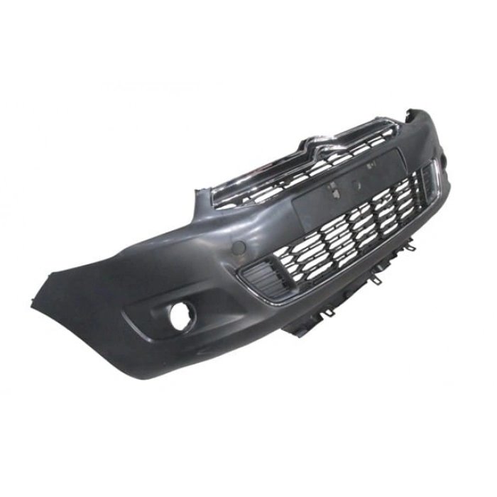 CITROEN C ELYSEE- 12/16; ÖN TAMPON SİYAH PANJURLU KOMPLE/ÇEKİ KAPAKLI/SİS BRAKETLİ (TW)