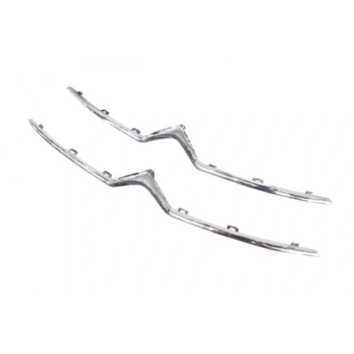 CITROEN C4- 11/17; ÖN PANJUR ÜST NİKELAJI (ALT/ÜST TAKIM 2 ADET) (TW)