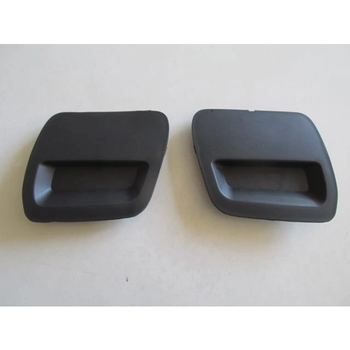 DACIA DUSTER- 18/24; ÖN TAMPON ÇEKİ DEMİRİ KAPAĞI SİYAH (SAĞ/SOL SET 2 PARÇA)