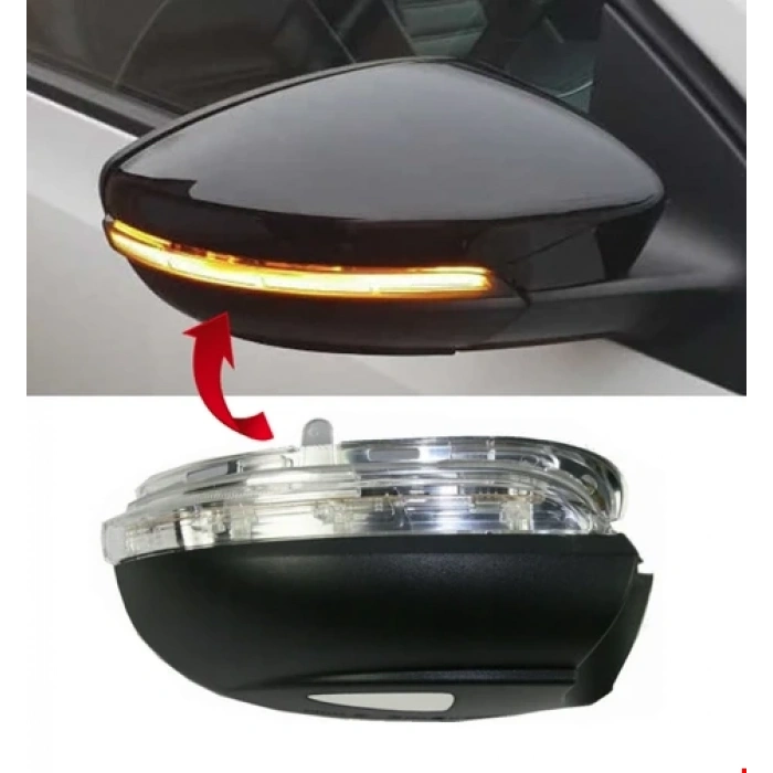 DIŞ AYNA SİNYALİ SAĞ SCIROCCO/PASSAT/CC 2009-