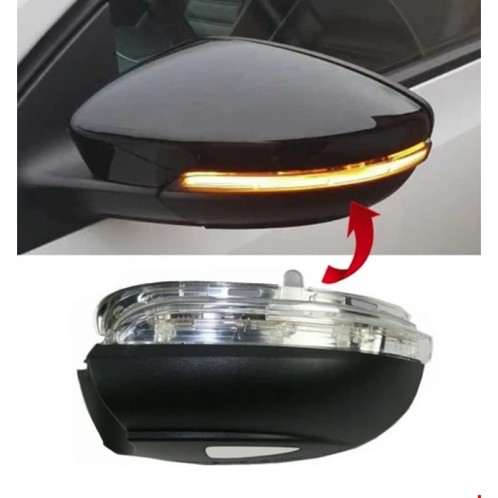 DIŞ AYNA SİNYALİ SOL SCIROCCO/PASSAT/CC 2009-