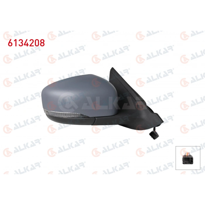DIS DIKIZ AYNASI SAG ASTARLI ELEKTRIKLI SINYALLI SICAKLIK SENSORLU 7 PIN DACIA SPRING 2020-