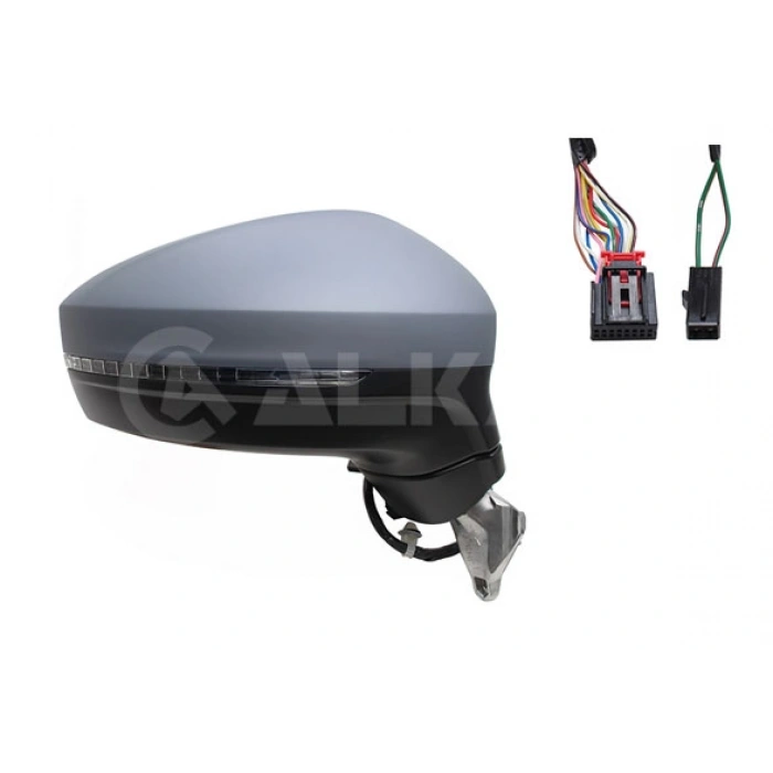 DIS DIKIZ AYNASI SAG ELEKTRIKLI ASFERIK ISITMALI ASTARLI OTOMATIK KATLANIR SINYALLI 15 PIN ALT AYDINLATMA HAFIZALI VOLKSWAGEN TIGUAN 2016- (A1)