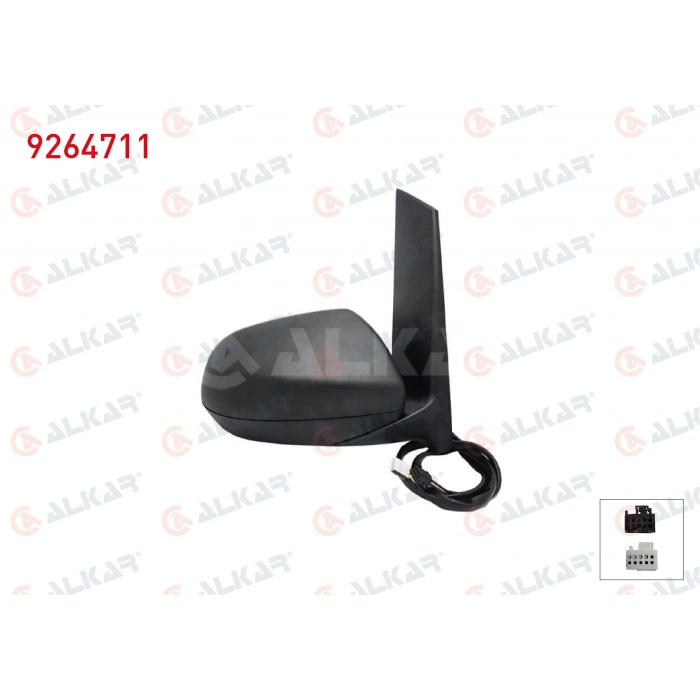 DIS DIKIZ AYNASI SAG ELEKTRIKLI ASFERIK ISITMALI OTOMATIK KATLANIR ALT AYDINLATMALI KOR NOKTALI 12 PIN MERCEDES VITO (W447) 2014- (A1)