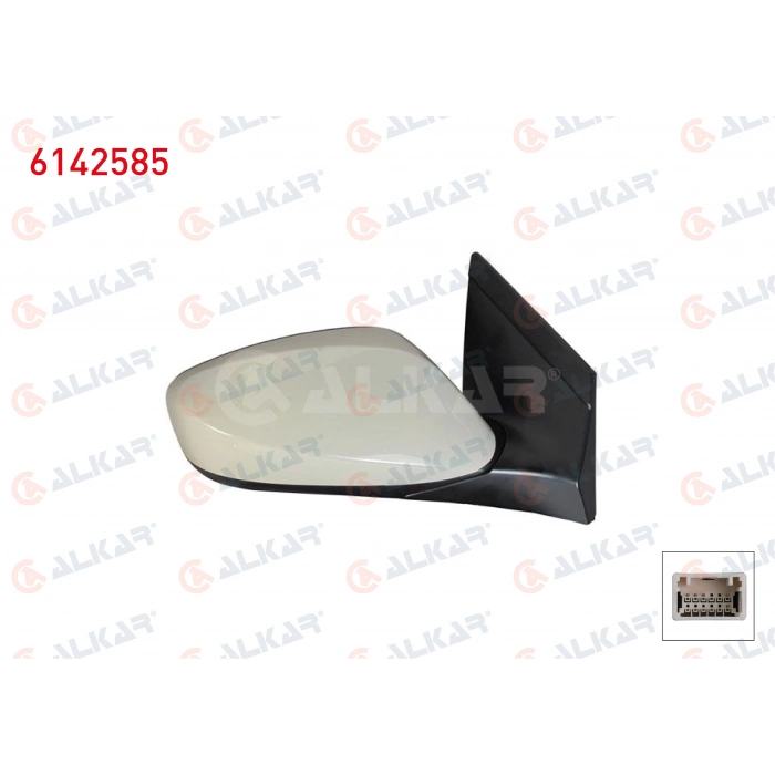 DIS DIKIZ AYNASI SAG ELEKTRIKLI ASTARLI 3 PIN HYUNDAI i30 (GD) 2011-2017