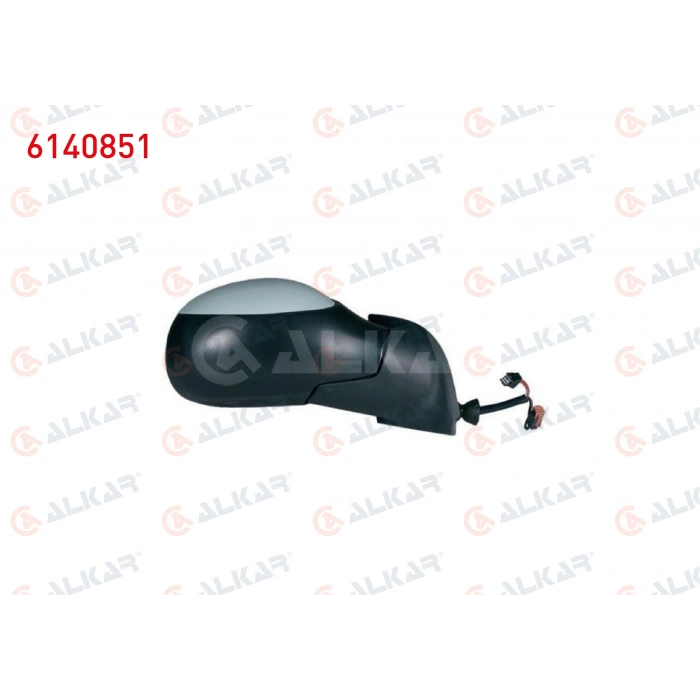 DIS DIKIZ AYNASI SAG ELEKTRIKLI ISITMALI ASTARLI (5 PIN) CITROEN C3 (FC) 2002-2009 (A1)