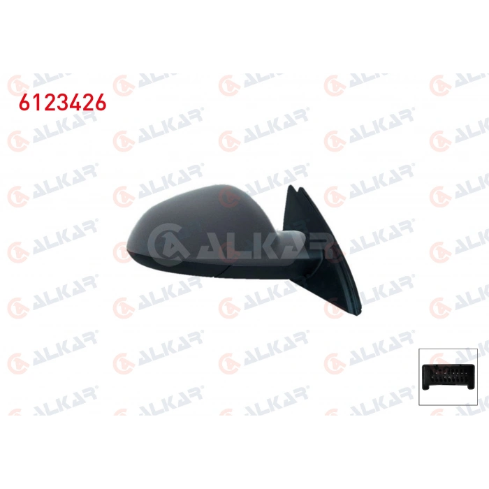 DIS DIKIZ AYNASI SAG ELEKTRIKLI ISITMALI ASTARLI OTOMATIK KATLANIR 7 PIN OPEL INSIGNIA A (G09) 2008- (A1)