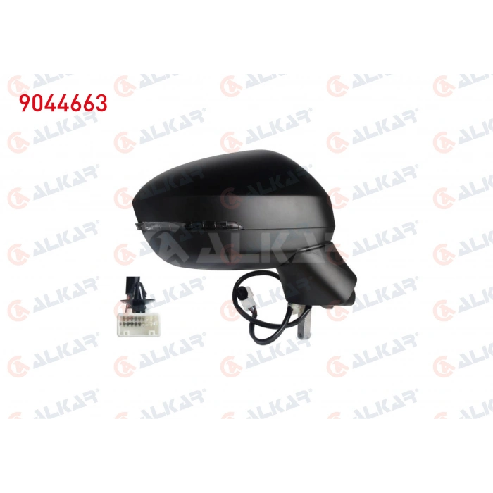 DIS DIKIZ AYNASI SAG ELEKTRIKLI ISITMALI ASTARLI OTOMATIK KATLANIR SINYALLI KOR NOKTALI 11 PIN NISSAN QASHQAI 2021- (A1)