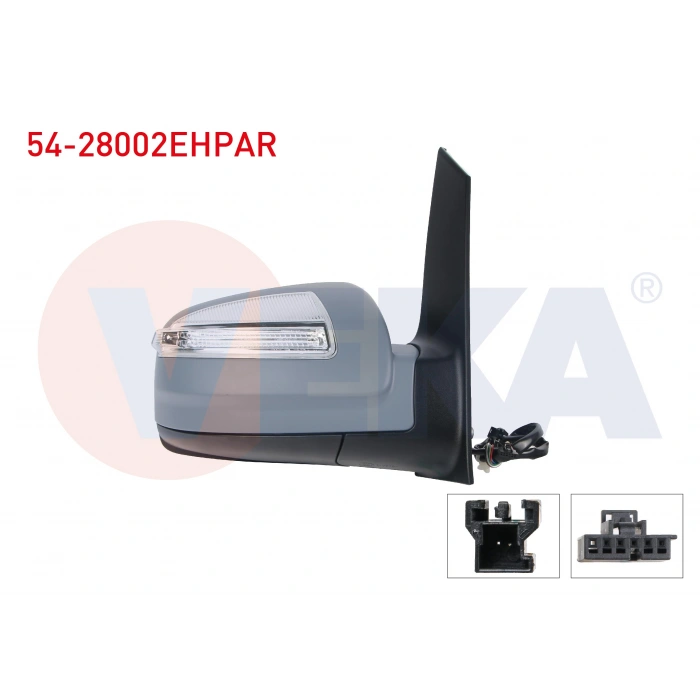 DIS DIKIZ AYNASI SAG ELEKTRIKLI ISITMALI ASTARLI SINYALLI 6 PIN ASFERIK MERCEDES VITO (W639) 2011-2014 / VIANO (W639) 2003-2014