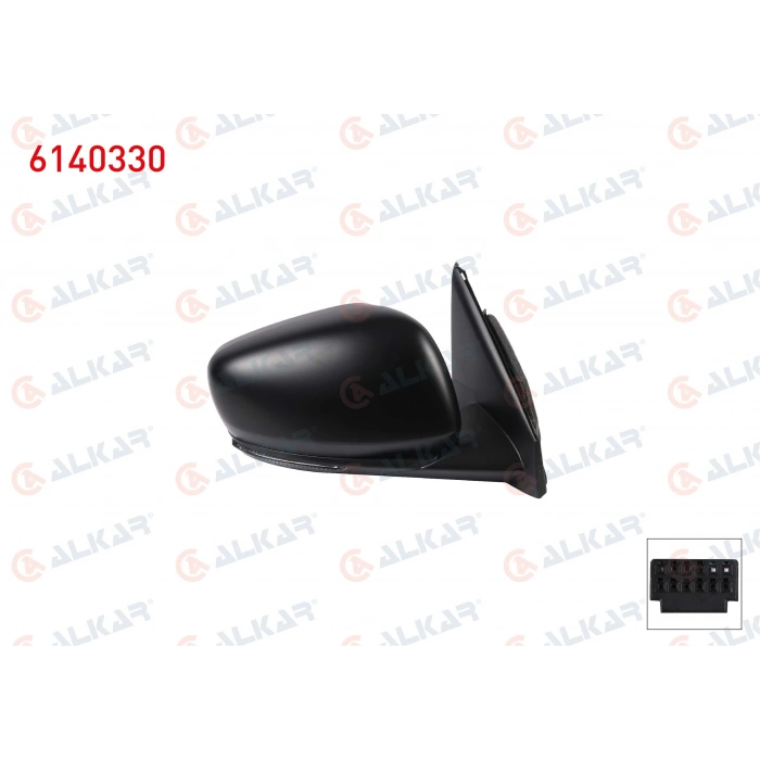 DIS DIKIZ AYNASI SAG ELEKTRIKLI ISITMALI ASTARLI SINYALLI 9 PIN RENAULT KADJAR 2015-
