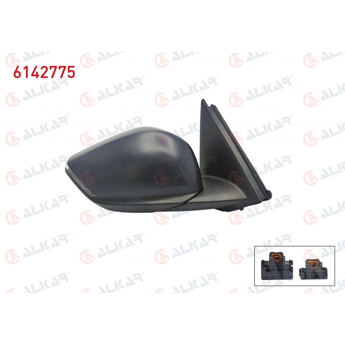 DIS DIKIZ AYNASI SAG ELEKTRIKLI ISITMALI ASTARLI SINYALLI SENSORLU 8 PIN CITROEN C4 III 2020- (A1)