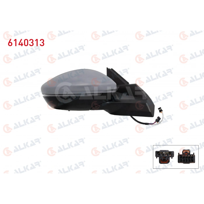DIS DIKIZ AYNASI SAG ELEKTRIKLI ISITMALI ASTARLI SINYALLI SENSORLU LED 6+2 PIN PEUGEOT 2008 II (U_) 2019-