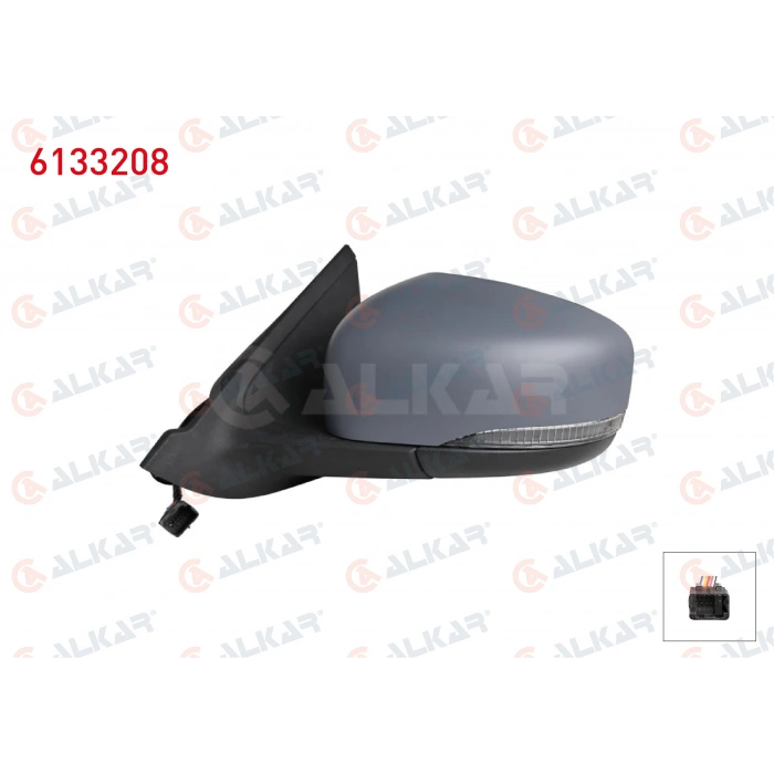 DIS DIKIZ AYNASI SOL ASTARLI ELEKTRIKLI SINYALLI 5 PIN DACIA SPRING 2020-